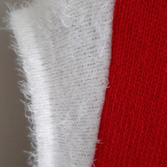 Mrs. Claus faux fur ruffle dress - Picture 4 of 5